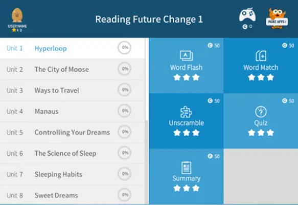 Reading Future Change 1 android App screenshot 2